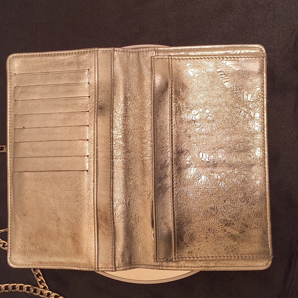 Authentic Chanel Silver Wallet - Picture 11 of 15